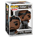 Vue rapprochée de la figurine Funko POP Tupac Shakur montrant les détails soignés et la finition en vinyle
