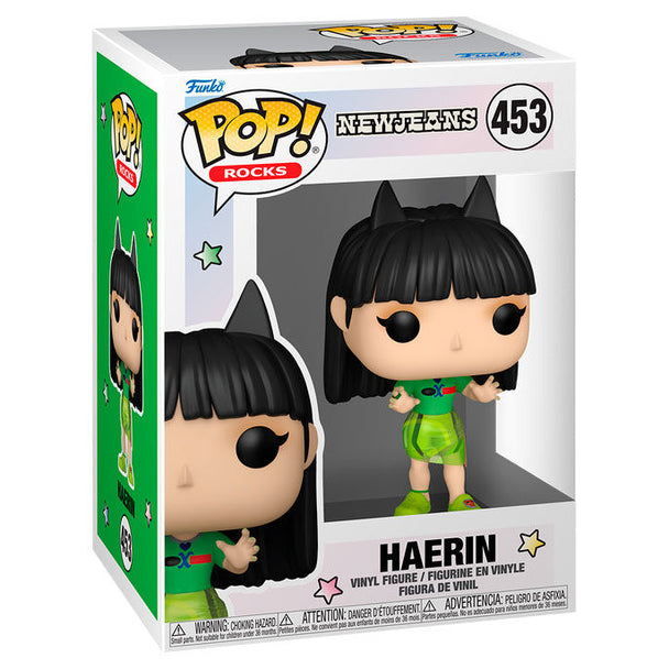 Boîte cadeau officielle de la figurine Funko POP New Jeans Haerin avec design coloré