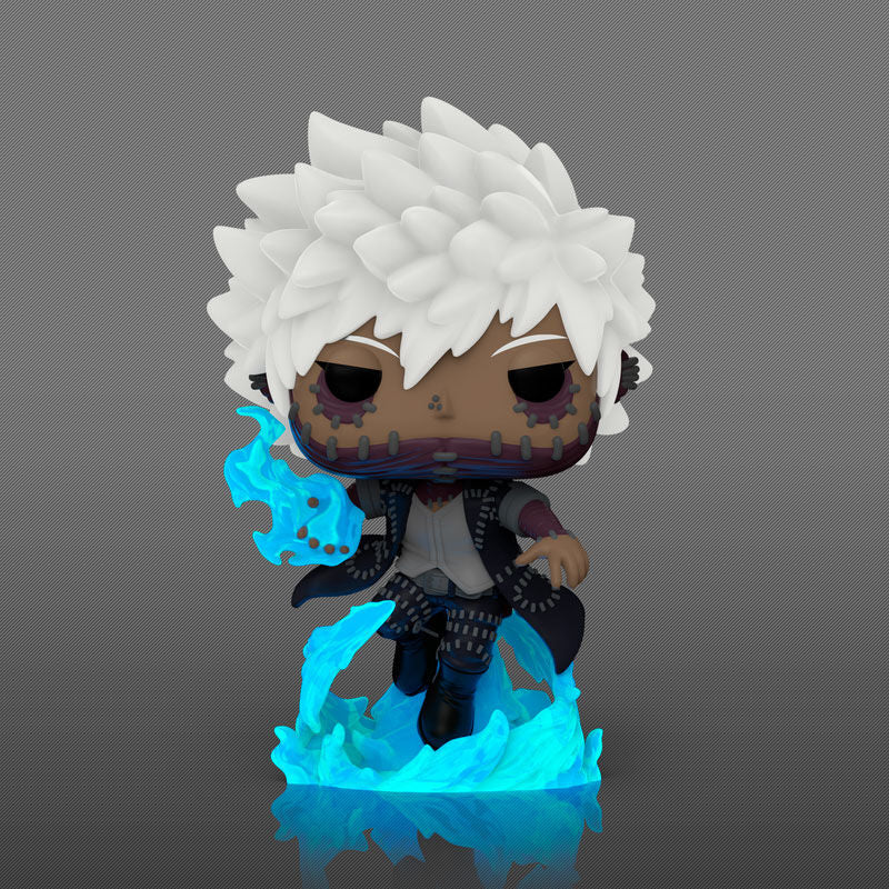 Boîte collector Funko POP Dabi My Hero Academia avec design coloré et logo officiel