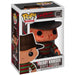 Photo de la figurine POP Freddy Krueger FUNKO de 9 cm avec fond neutre mettant en valeur ses couleurs et textures