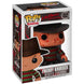 Photo de la figurine POP Freddy Krueger FUNKO de 9 cm avec fond neutre mettant en valeur ses couleurs et textures