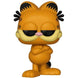 Détail de la figurine Funko POP Garfield montrant son design coloré et sa boîte vitrée collector