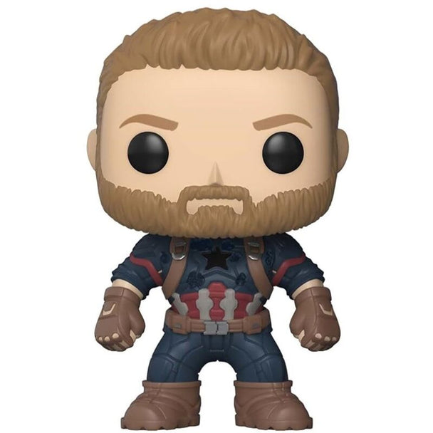 Boîte cadeau de la figurine Funko POP Captain America Avengers Infinity War en vinyle 9cm