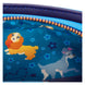 Sac Loungefly Disney posé sur une surface claire mettant en valeur ses détails imprimés et finition rose gold