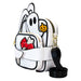 Finitions en métal doré brillant sur le sac Loungefly Disney Zero pour une touche élégante
