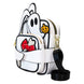 Finitions en métal doré brillant sur le sac Loungefly Disney Zero pour une touche élégante