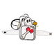 Sac Loungefly Disney Zero avec lumière mettant en valeur les détails brillants et les couleurs