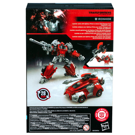 Packaging officiel HASBRO de la figurine Transformers Ironhide War for Cybertron Studio Series