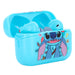 Casque EXQUISITE GAMING Disney Stitch posé sur une surface blanche avec lumière naturelle