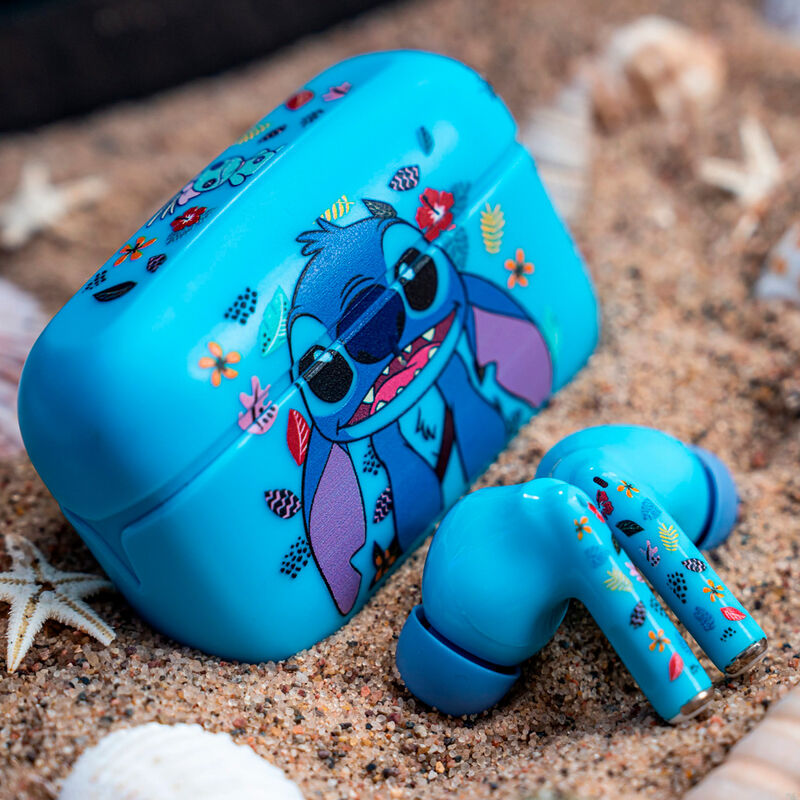 Emballage du casque sans fil Disney Stitch EXQUISITE GAMING avec illustrations colorées