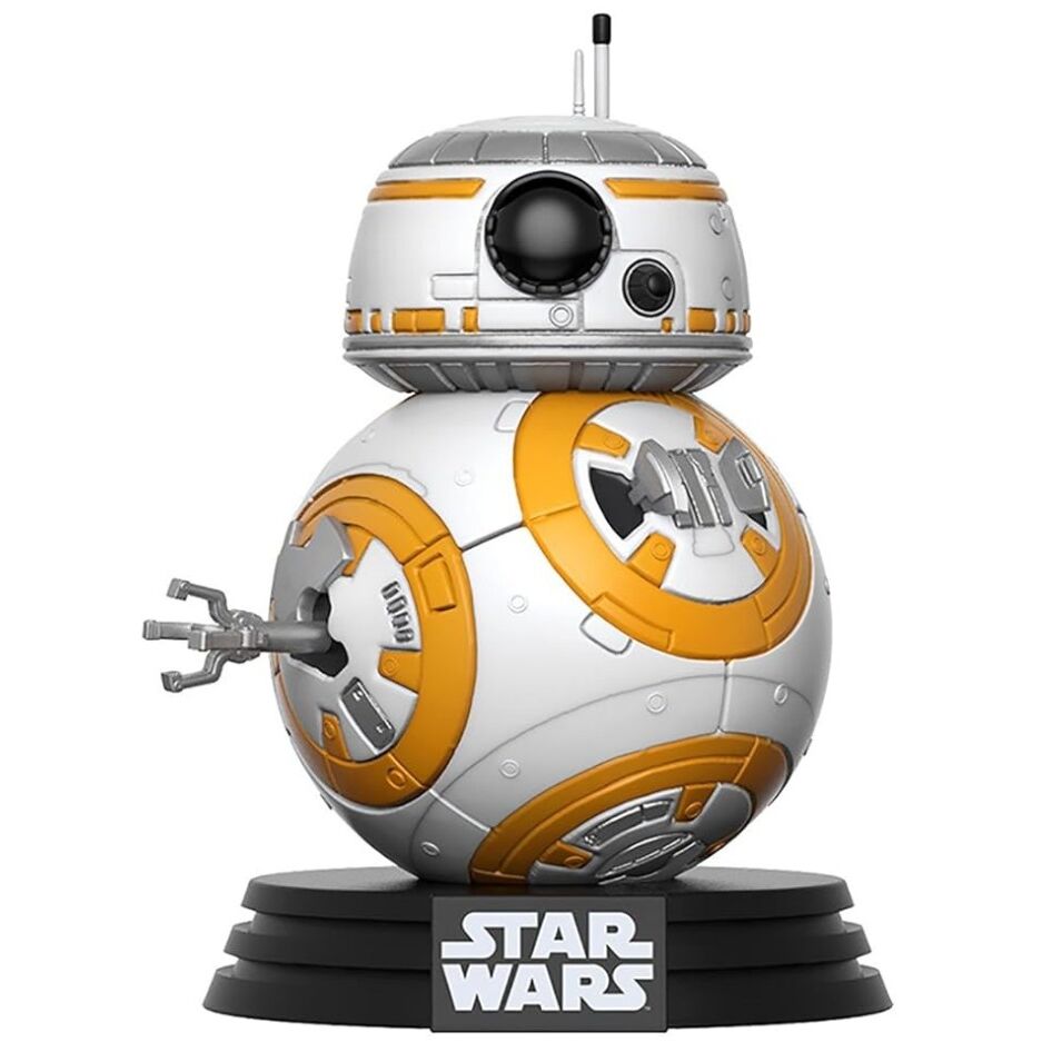 Boîte collector Funko POP de la figurine BB-8 Star Wars The Last Jedi avec logo officiel et design attractif