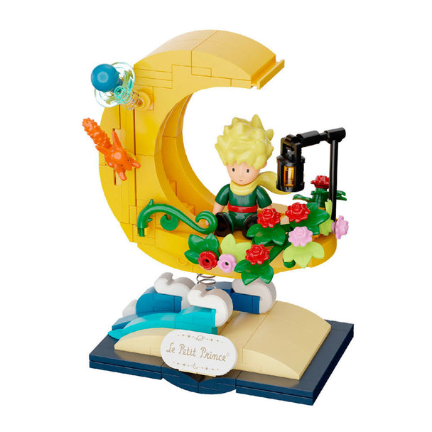 Image du manuel d'instructions et des pièces du kit Le Petit Prince Starry Ride prêt à être monté