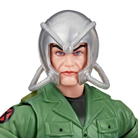 Vue arrière de la figurine Marvel X-Men Professeur X Savage Land montrant l'articulation