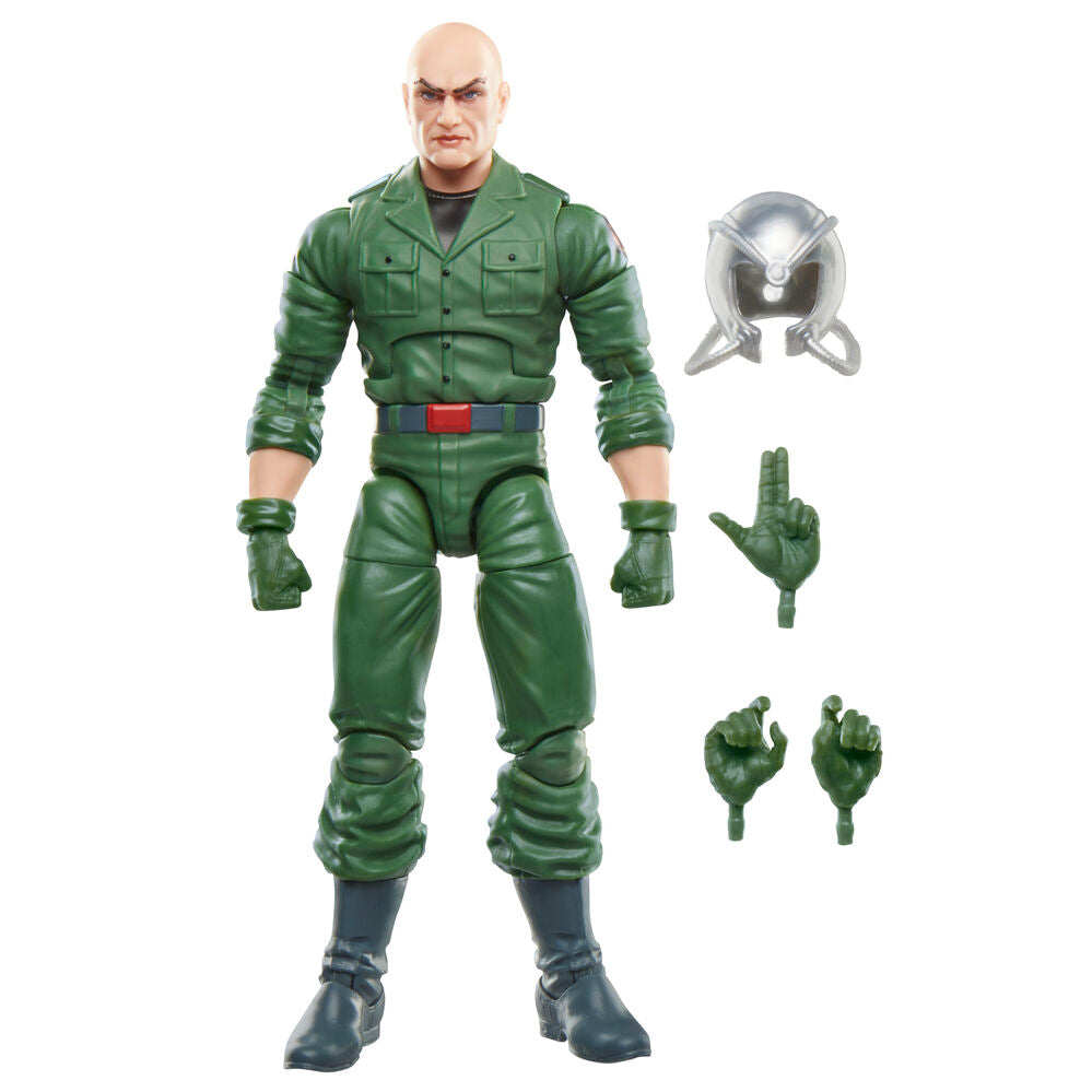 Profil gauche de la figurine Professeur X Savage Land Marvel X-Men avec détails précis