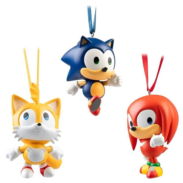 Détail des figurines Sonic the Hedgehog de 7 cm, finition artisanale avec peinture minutieuse