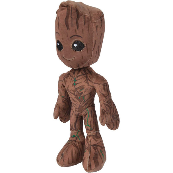 Peluche Groot SIMBA posée sur fond clair montrant sa taille et son design fidèle