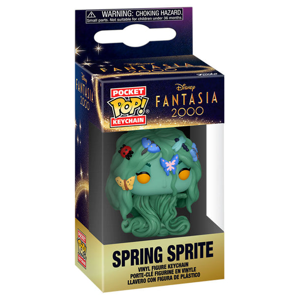Détail de la figurine Funko POP Keychain Spring Sprite Disney Fantasy 2000 avec porte-clés attaché