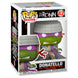 Vue latérale de la figurine Funko POP Donatello, personnage emblématique des Ninja Turtles The Last Ronin, 9 cm