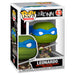 Figurine Funko POP de Leonardo des Ninja Turtles The Last Ronin en vinyle de 9 cm dans sa boîte cadeau.