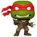 Figurine Funko POP de Raphael des Ninja Turtles The Last Ronin en vinyle, vue de face dans sa boîte cadeau.