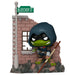 Vue rapprochée de la figurine Funko POP Deluxe Tortues Ninja The Last Ronin montrant les détails du design en vinyle