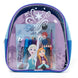 Set de papeterie complet Disney Frozen comprenant crayons, règles et gommes dans un sac à dos