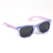 Vue rapprochée des lunettes Hello Kitty avec détail du logo sur la branche