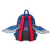 Photo des bretelles ajustables du sac à dos Marvel Captain America Loungefly