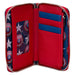 Doublure intérieure assortie avec imprimé exclusif du portefeuille Captain America
