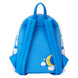 Détail des illustrations colorées des personnages Care Bears sur le sac à dos Loungefly