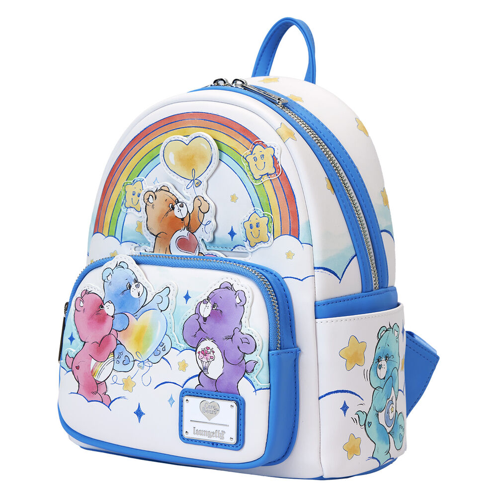 Poignée supérieure robuste en simili cuir du sac à dos Loungefly Care Bears