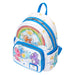 Intérieur doublé assorti du sac à dos Loungefly Care Bears Rainbow avec motifs