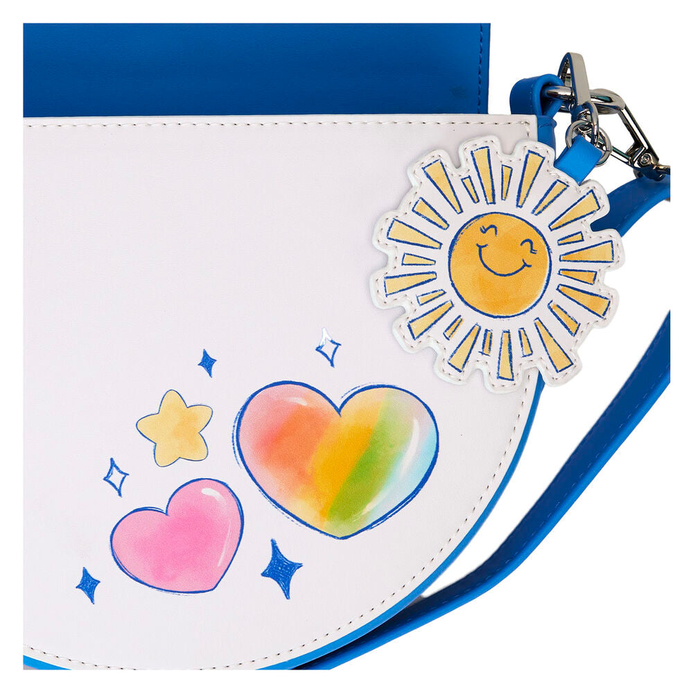 Sac à épaule LOUNGEFLY Care Bears Rainbow porté en bandoulière pour un look tendance et coloré