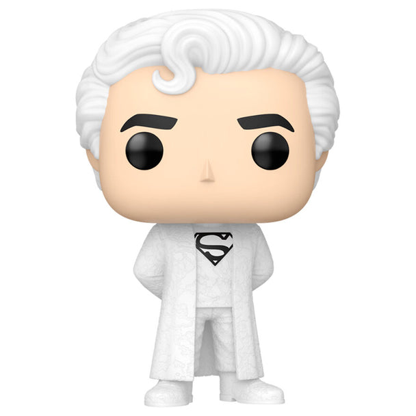 Packaging de la figurine Funko POP Jor-El Superman The Movie 1978 montrant le design et l'illustration officielle