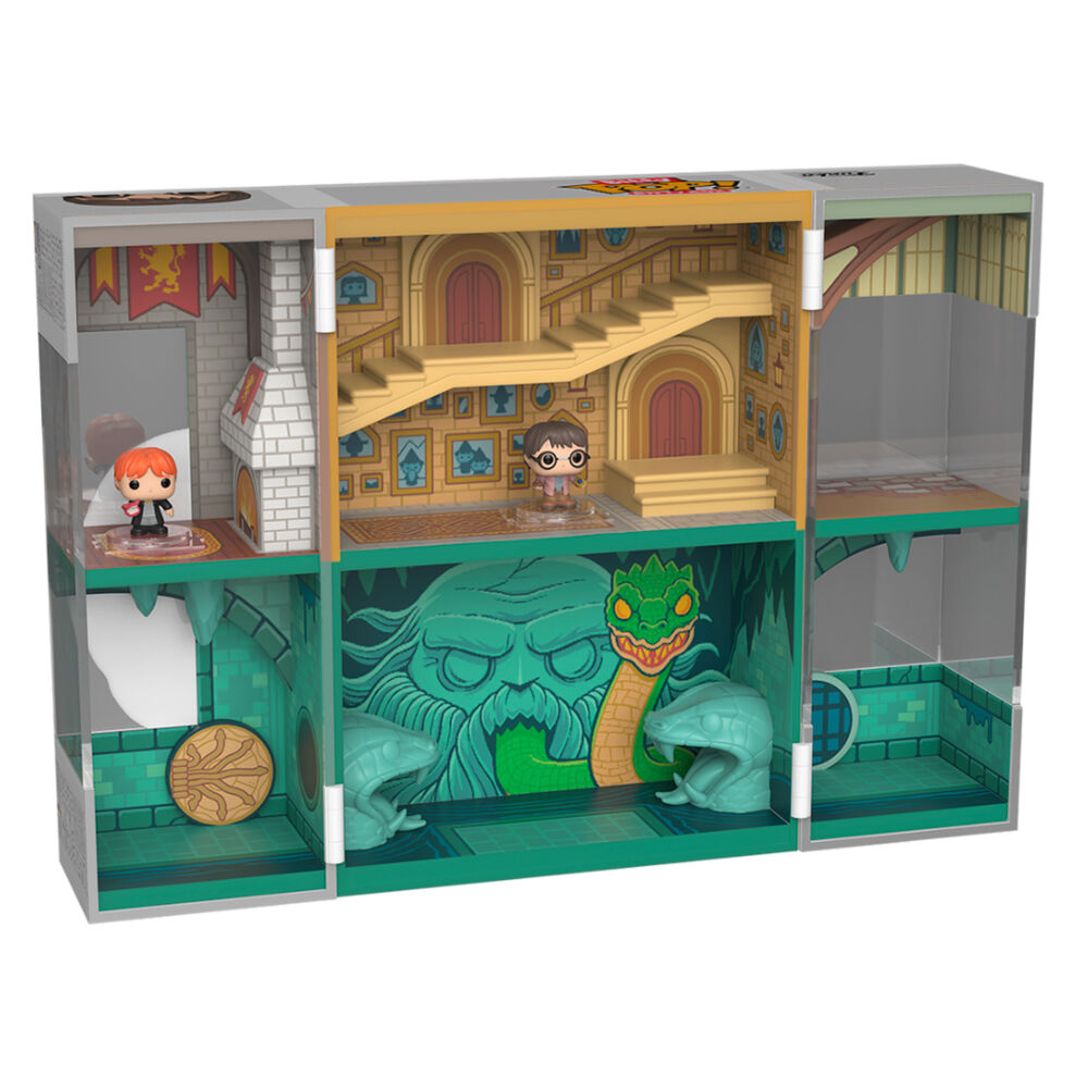 Figurine Bitty POP FUNKO du Château de Poudlard Harry Potter vue de face avec détails précis
