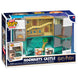 Vue latérale de la figurine Harry Potter Bitty POP Château de Poudlard aux dimensions compactes