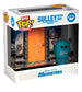 Boîtier d'exposition en acrylique transparent contenant la figurine Sulley et Boo de Disney Pixar