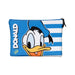 Trousse de toilette Disney Donald Duck Sailor vue de face avec fermeture éclair visible, dimensions 22,5x30,5x2cm
