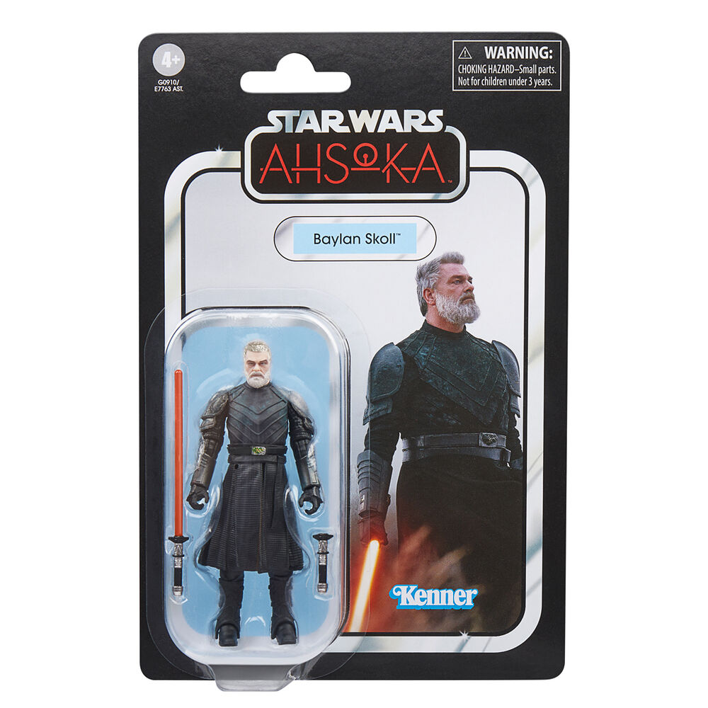 Vue avant de la figurine articulée Ahsoka Baylan Skoll de 9,5 cm par HASBRO