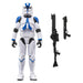 Figurine articulée Obi-Wan Kenobi Clone Trooper 9,5 cm vue de face avec casque blanc et bleu