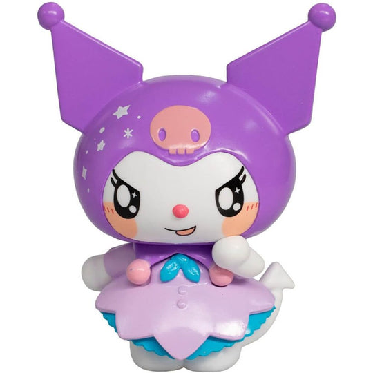 Figurine Kuromi Hello Kitty COMANSI 16 cm présentée sous un angle latéral mettant en valeur sa finition