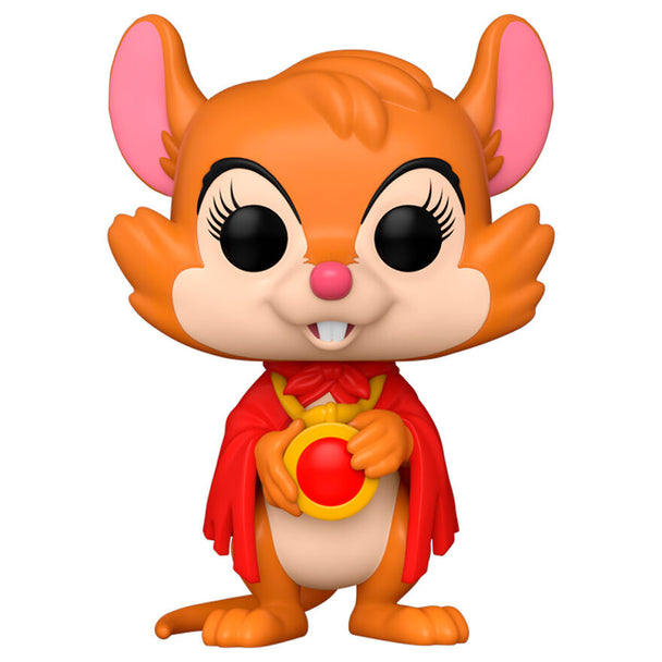 Détail de la figurine Funko POP Mrs Brisby de 9 cm, montrant les couleurs et finitions précises du personnage.