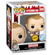 Vue rapprochée de la figurine Shaun of the Dead Exclusive Chase Funko POP avec détails précis et couleurs vives