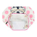 Vue latérale du sac de plage Disney Minnie Dots montrant son design et ses poignées confortables