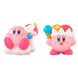 Photo de groupe des figurines Kirby Friends BANDAI, mettant en valeur l'ensemble de la collection et l'attrait de ces petits personnages attachants.