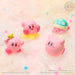Figurine Kirby Friends BANDAI sous différents angles, permettant d'apprécier tous les détails de la conception et de la finition de cette pièce de collection.
