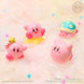 Figurine Kirby Friends BANDAI sous différents angles, permettant d'apprécier tous les détails de la conception et de la finition de cette pièce de collection.