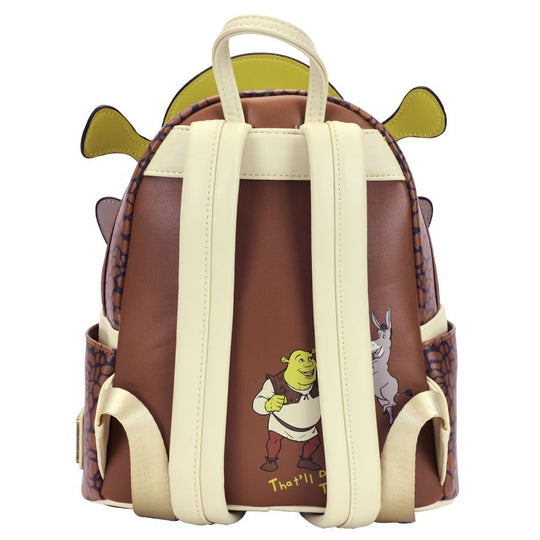 Dos du sac avec bretelles réglables confortables du sac Loungefly Shrek & Donkey