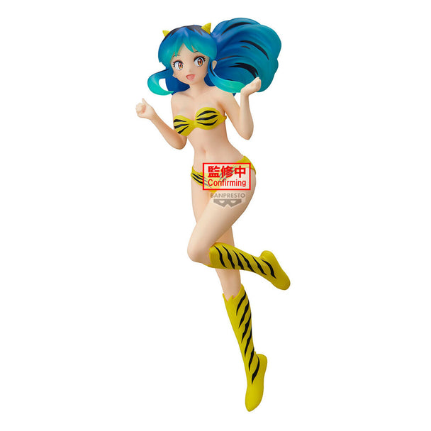 Figurine Lum Urusei Yatsura 22cm en pose dynamique avec effet pailleté brillant