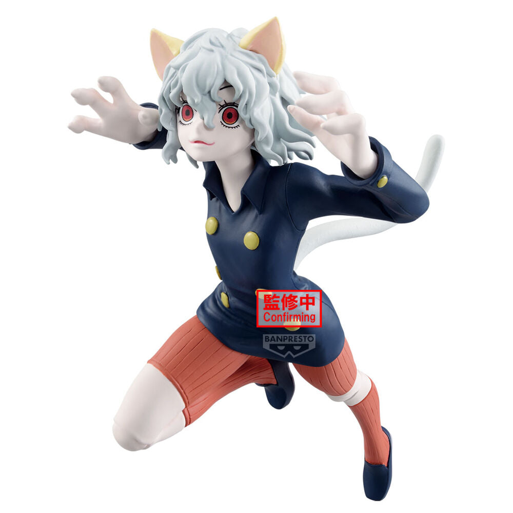 Figurine Neferpitou Hunter x Hunter vue de face avec détails précis et couleurs vives